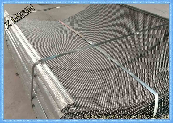 65Mn Steel 304 Stainless Steel Crimped Wire Mesh Untuk Kandang Hewan Atau Layar Bergetar