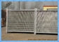 Hot mencelupkan Galvanis pagar sementara jala ukuran 60 x 150 mm