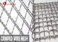 Aluminium 5052 Plain Weave Crimping Wire Mesh Digunakan Sebagai Pagar Atau Filter Di Industri