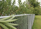 Galvanis Chain Link Fence Fabric Panel Logam &amp; Barikade Ukuran 11-1 / 2 &quot;