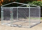 Stackable Folded Galvanized Steel Chain Link Storage Cage Untuk Dog Run