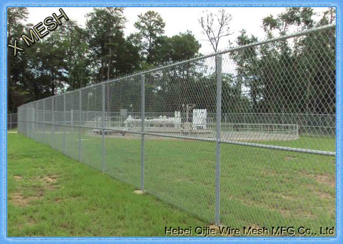 pagar rantai logam dilapisi aluminium untuk pertanian