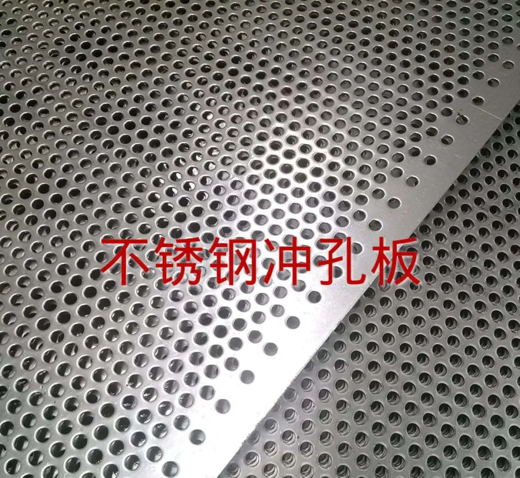 Stainless Steel Perforated Sheet Punched Metal Sheet Screen Mesh untuk Dekorasi 0