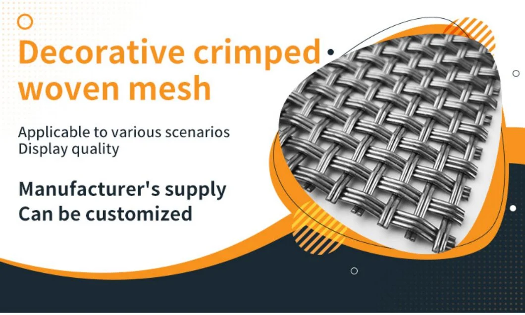 Wire Mesh Dekoratif Wire Mesh Kabel AISI316 stainless steel Woven Mesh 0