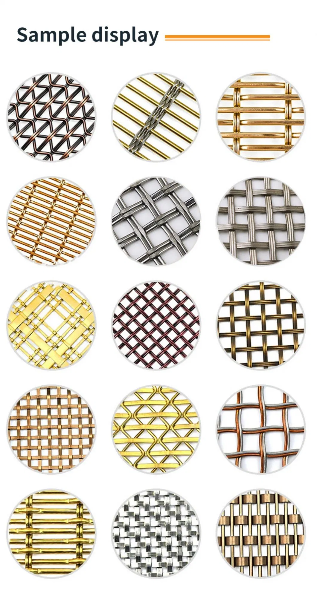 Wire Mesh Dekoratif Wire Mesh Kabel AISI316 stainless steel Woven Mesh 2