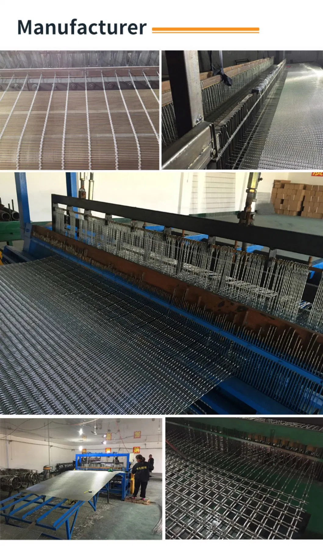 Wire Mesh Dekoratif Wire Mesh Kabel AISI316 stainless steel Woven Mesh 5
