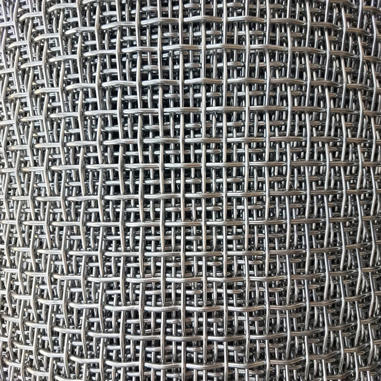Grosir Galvanized Square Woven Wire Mesh / Stainless Steel Crimped Wire Mesh 1