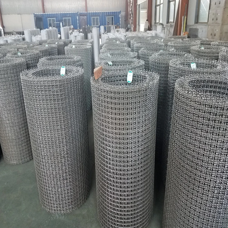Grosir Galvanized Square Woven Wire Mesh / Stainless Steel Crimped Wire Mesh 3