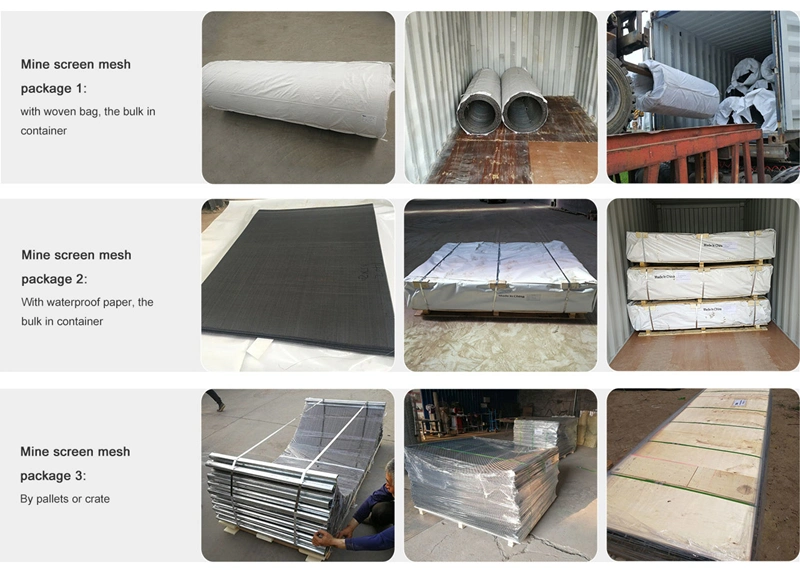 High Tensile 65 Mn Quarry Rock Crusher Crimped Wire Woven Screen Mesh untuk Vibrating 7