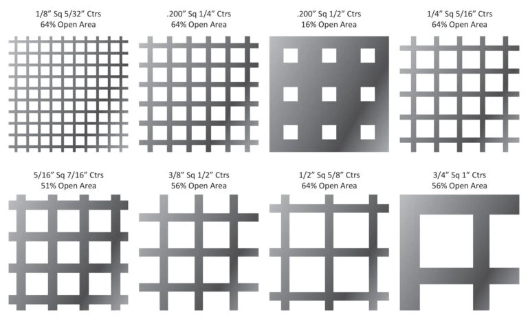 2mm 3mm Ukuran Lubang Stainless Steel Perforated Metal Sheet Mesh Lembar Dekoratif Untuk Ventilasi 4