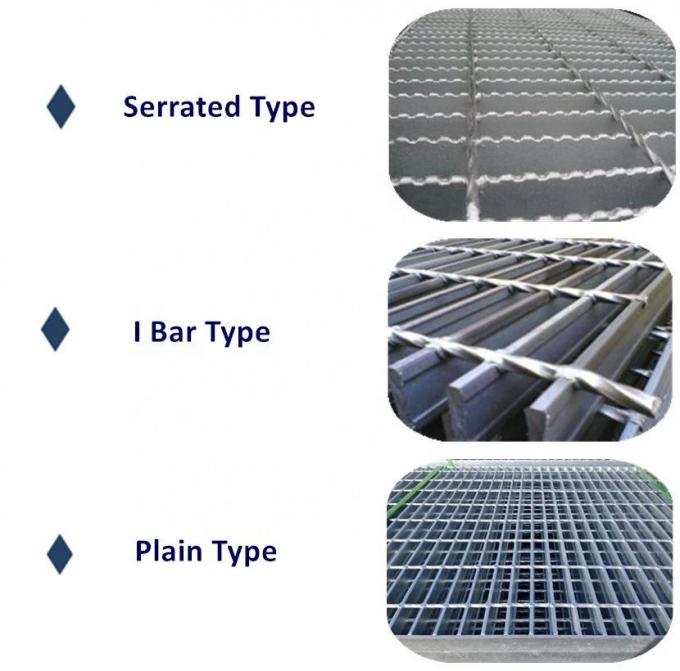 Heavy Duty Galvanized Steel Driveway Grating Metal Bearing Bar Steel Grid Serrated Steel Mesh 4