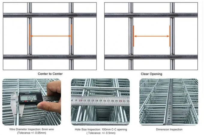 6 Gauge Panel Pagar Wire Mesh Las/Panel Wire Mesh Las 0