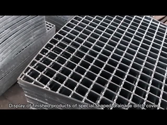 Tekan Terkunci Galvanis Steel Grating Diekspansi Metal Mesh 40 X 100 mm Pitch