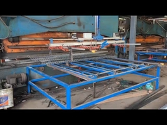 50x200mm Taman 4mm Pos Pagar Besi Melengkung Persegi