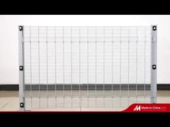 Kualitas Tinggi Berduri Wire Mesh Clear View Fence Safety Airport Fence 358 Anti Climb Security Fence