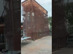 Crimped Metal Dekoratif 8 Gauge Facade Mesh Untuk Curtain Wall