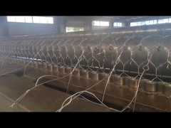 Keranjang Gabion Las Dengan Tutup Galvanized Wire Support Wall