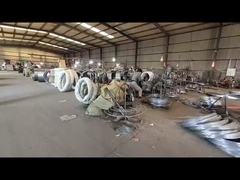 Hot Dip Galvanized Barbed Razor Blade Concertina Wire Untuk Anti-Piracy