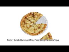 Panci Pizza Aluminium Grade 1100 Ketebalan Sekitar 0.40 Mm 18 Cm/26 Cm/30 Cm/33 Cm