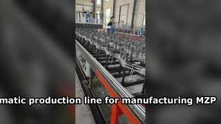Lini produksi otomatis untuk pembuatan penghalang kawat MZP
