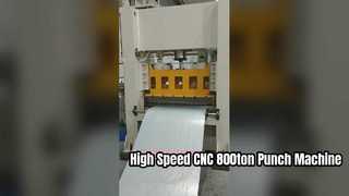 Mesin Punch CNC 800ton Berkecepatan Tinggi dengan Cetakan untuk Baja untuk dijual.