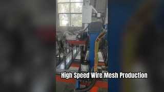 Lini Produksi Wire Mesh Memutar Otomatis Berkecepatan Tinggi