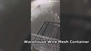Kontainer Wire Mesh Tahan Lama untuk Logistik
