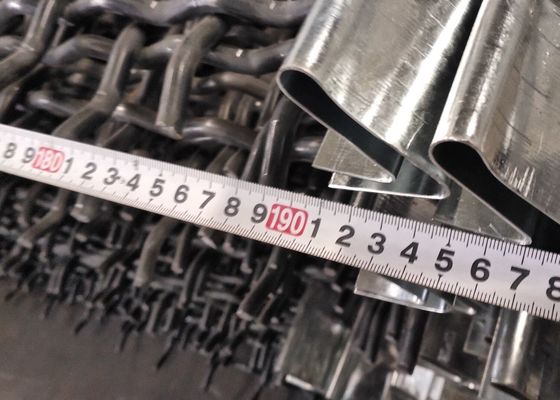 Baja Karbon Tinggi Jaring Kawat Anyaman Berkerut Bergetar