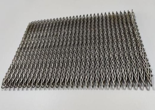 Sabuk Konveyor Spiral Fleksibel Datar Wire Mesh Stainless Steel 304 Chain Link