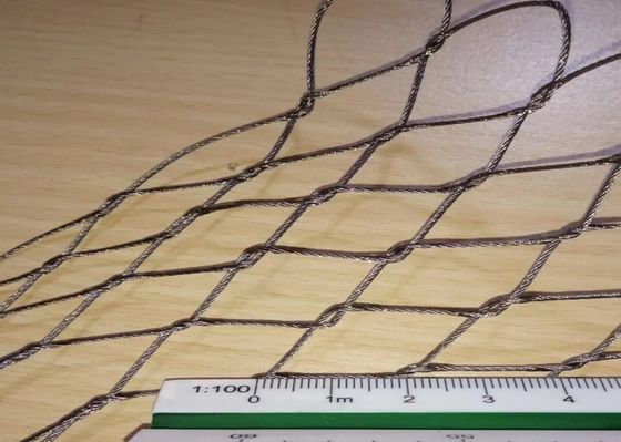Kebun Binatang Kandang Perlindungan pagar baja tahan karat layar Mesh Expand Web Wire Tali Kabel Jaringan
