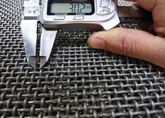 Kawat Berkerut 65mm Layar Bergetar Jaring Pasir 1,5m X 1,95m