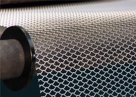 Aluminium Tugas Ringan Memperluas Mesh Logam Dekoratif Untuk Eksterior Dinding Cladding
