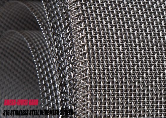 SS 304 316 316L Layar Keamanan Stainless Steel Wire Mesh Untuk Pintu Masuk