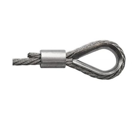 Ferrule baja tahan karat untuk tali kawat baja tahan karat