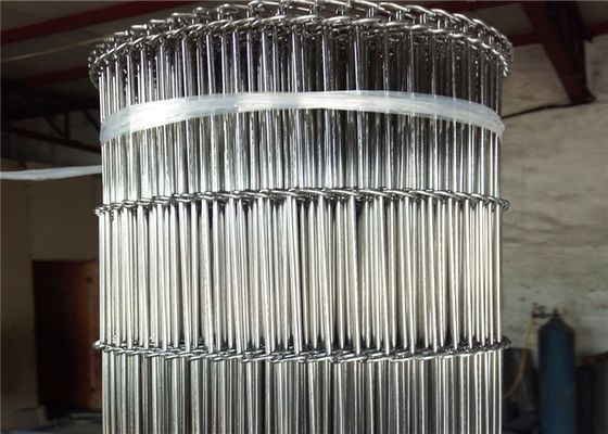 Industri Makanan Stainless Steel 50mm Wire Mesh Conveyor Belt