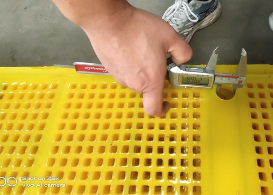 Heavy Duty Polyurethane Mining Mesh Screen Bahan Polyurethane tahan lama untuk operasi pertambangan