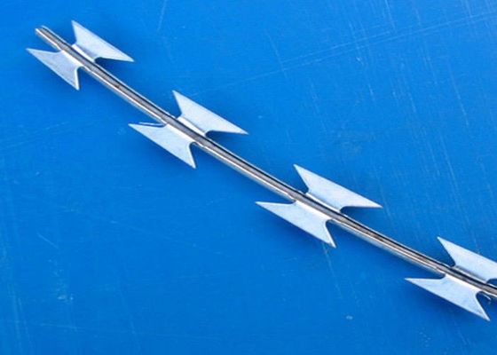 PVC Lapisan keamanan Razor Wire Mesh Pagar Concertina Razor Barbed Wire
