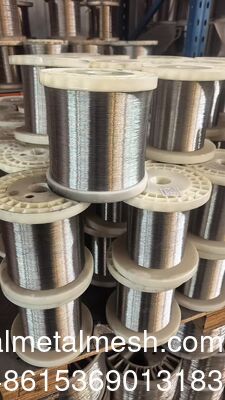 AISI 410 430 Stainless Steel Wire 0,7mm 0,13mm untuk Membuat Scourer