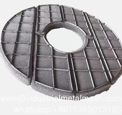 Demister Pad Kawat Rajut Minyak Presisi Stainless Steel 304 untuk Filter Cairan