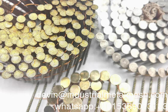 Paku Palet Pabrik China Lapisan Cat Kumpulkan Paku Coil Spiril Shank