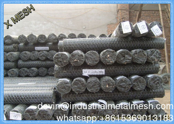 PVC Lapisan Square Chicken Coop Hexagonal Iron Wire Mesh Net Fence