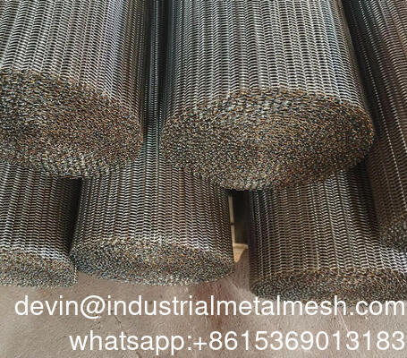 Sabuk Conveyor Chain Link Stainless Steel/Stainless Steel Mesh Belt Conveyor