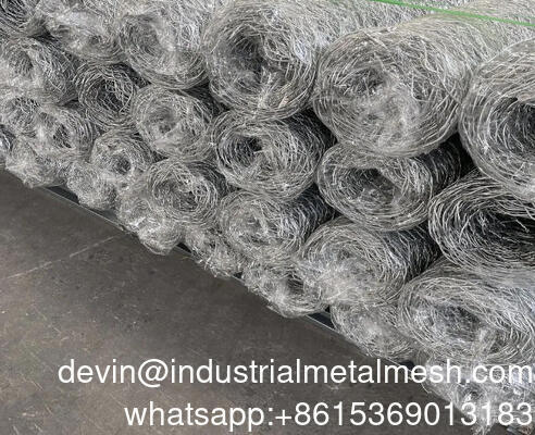 Galvanized Gabion Wire Mesh Honeycomb Steel Wire Mesh untuk Pekerjaan Teknik Sipil