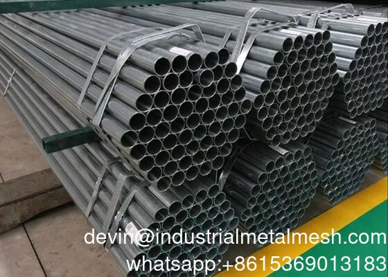 Pipa Persegi Bulat Baja Galvanis untuk Bahan Bangunan