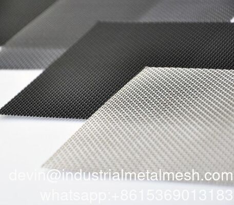 Jaring Kawat Tenun Baja Tahan Karat 304 Jaring Serangga Layar Keamanan untuk Jendela Kelambu