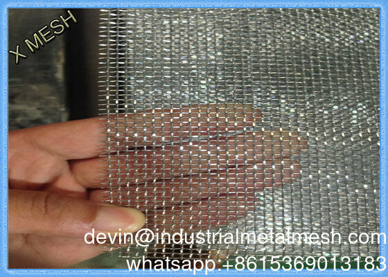 Hitam stainless steel keamanan jendela layar Mesh, stainless steel Insect Screen