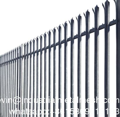 Galvanized Palisade Fencing European Style Steel Palisade Fence D W Style Garden Palisade Fence Panel
