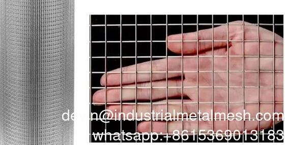 Stainless Steel Welded Wire Mesh Panel and Rolls