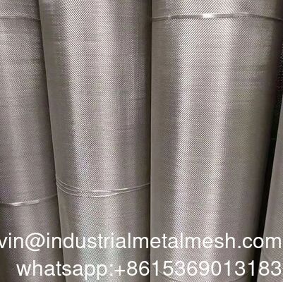 Jaring kawat stainless steel tenunan polos diameter kawat 0.02-5.0mm & 1-500 Mesh
