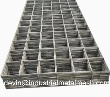 3mm 4mm Hot DIP Galvanized Metal Welded Wire Mesh Panel untuk Konstruksi